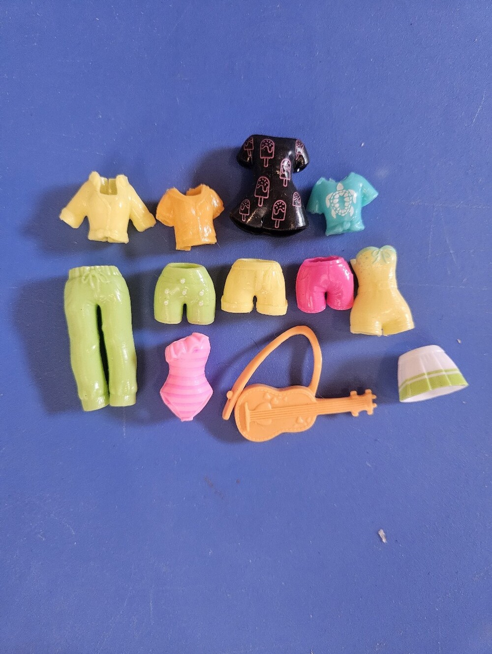 Polly Pocket Rubber Clothes Lot